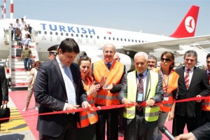 taglio del nastro volo napoli-istanbul