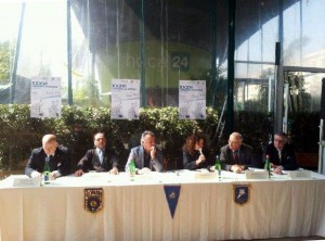 Da sin. Di Somma, Avino, Donnarumma, Di Sandro, De Girolamo, Alovisi conf.st 17-03-12